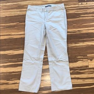 Gap Capri khakis straight leg